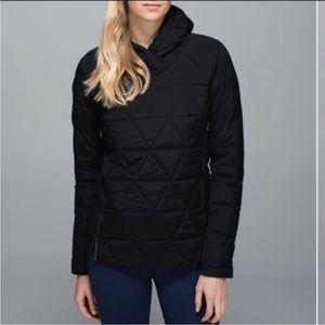 Lululemon Fluffed Up Pullover Jacket - Black, size 12